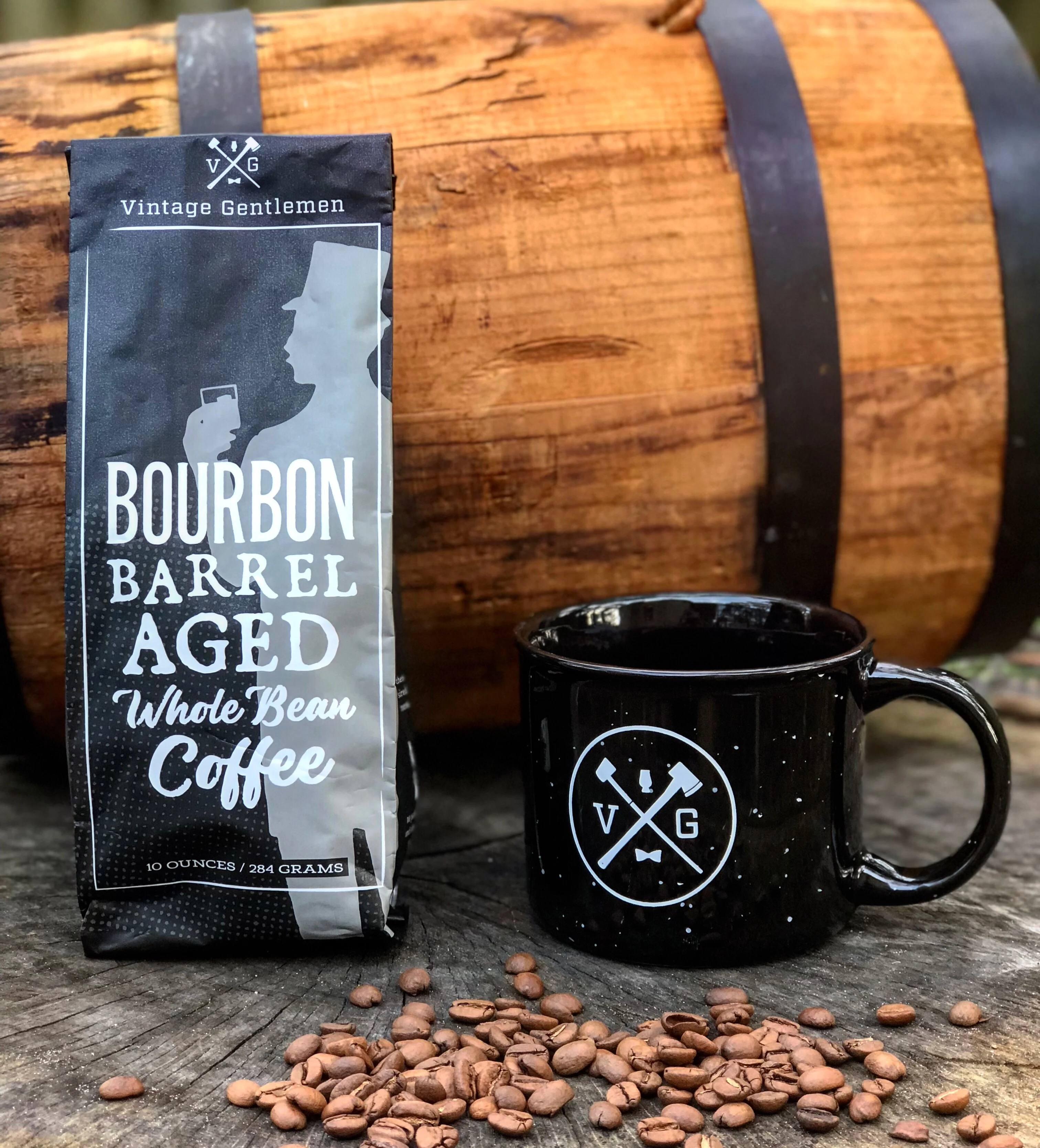 Bourbon Barrel Aged Coffee- 10oz Bag - Image 4