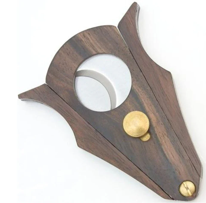 Cigar Cutter - Wood and Stainless Steel - Cut and Lock system - Image 4