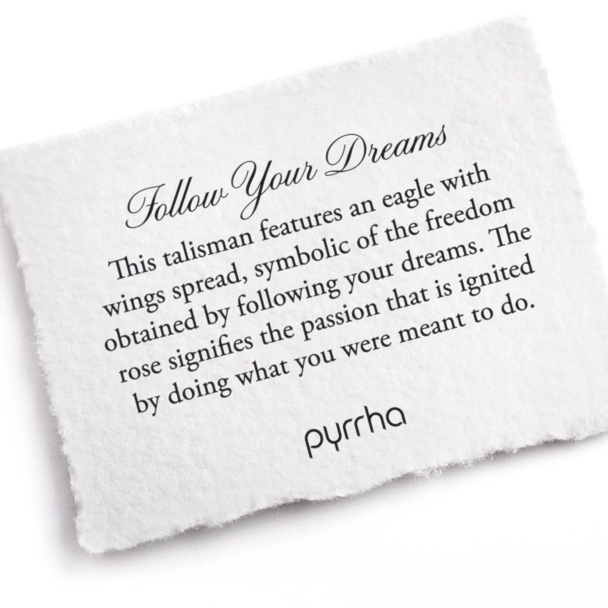 “Follow Your Dreams” Silver Talisman - Image 3