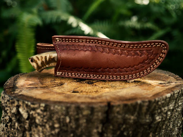 Ram’s Horn Fixed Blade Hunter Knife VG 102 - Image 4