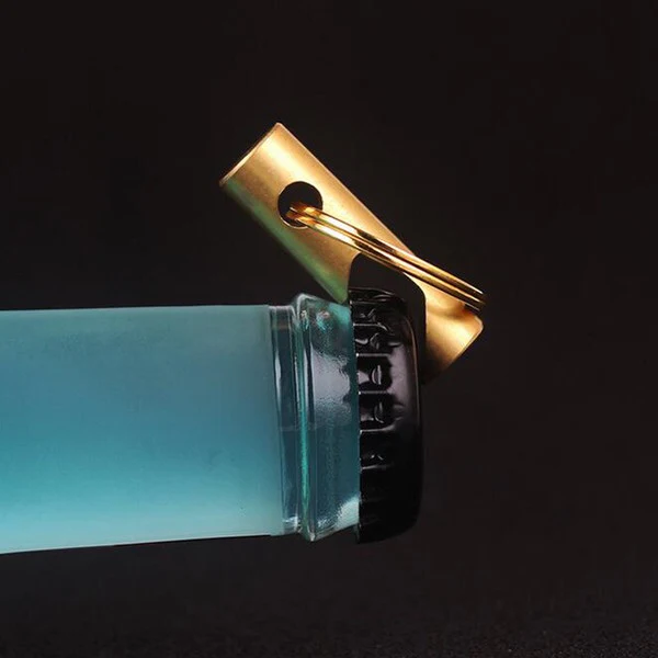 Solid Brass Keychain Bottle Opener - Image 4