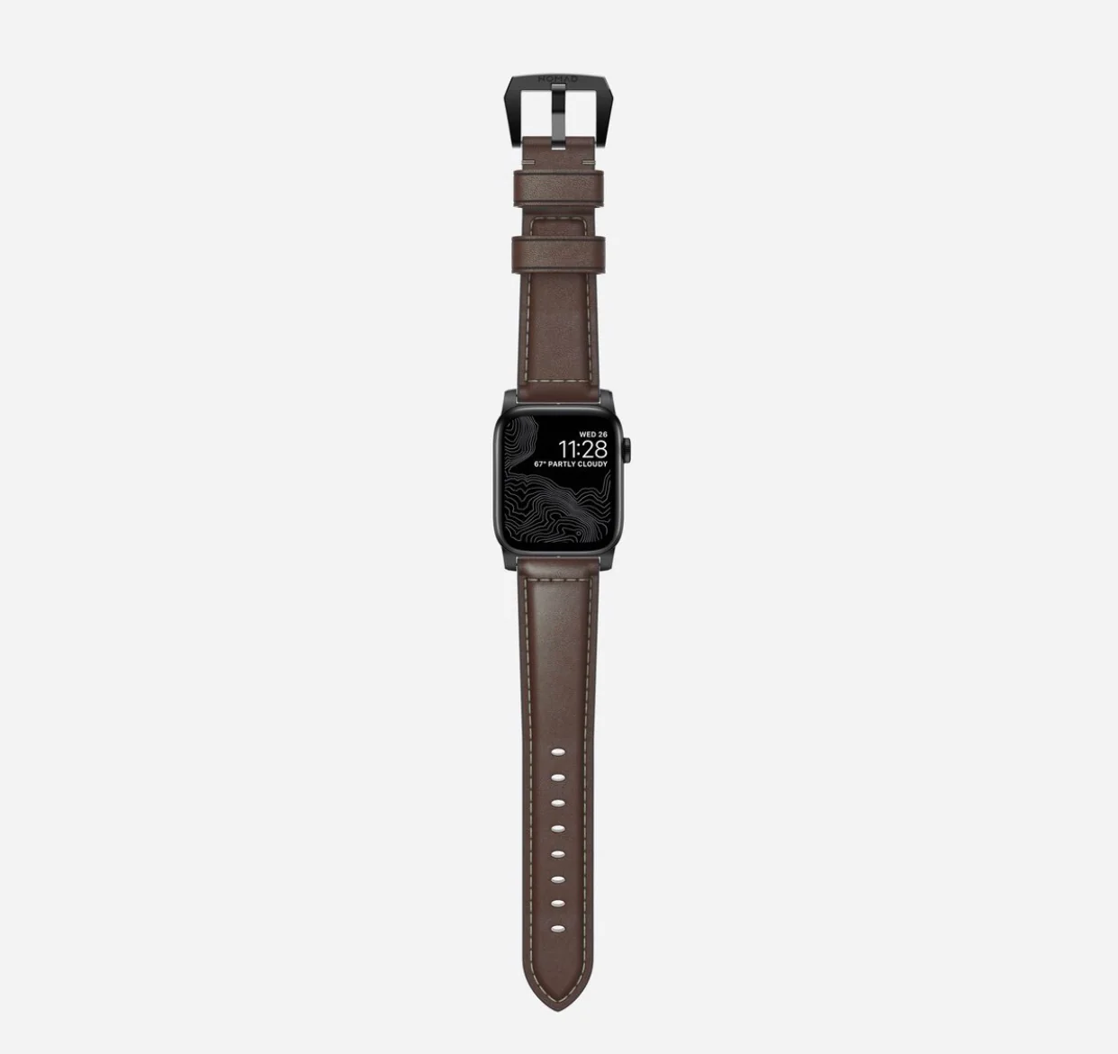 Traditional Leather Apple Watch Strap - Image 4