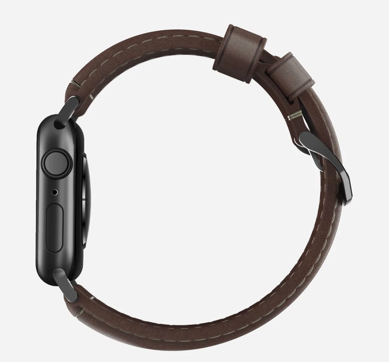Traditional Leather Apple Watch Strap - Image 5